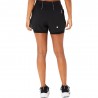 Asics Pantaloncini Running Road 2In1 3,5" Performance Nero Donna