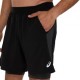 Asics Pantaloncini Running Road 2In1 7" Performance Nero Graphite Grigio Uomo