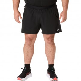 Asics Pantaloncini Running Road 5" Performance Nero Graphite Grigio Uomo