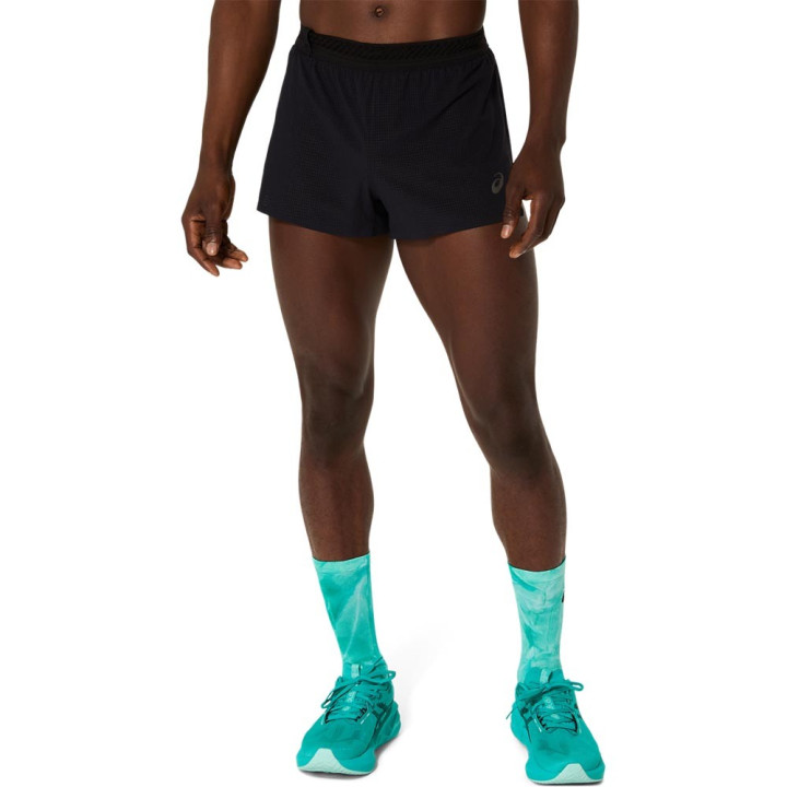 Asics Pantaloncini Running Split Metarun Performance Nero Uomo