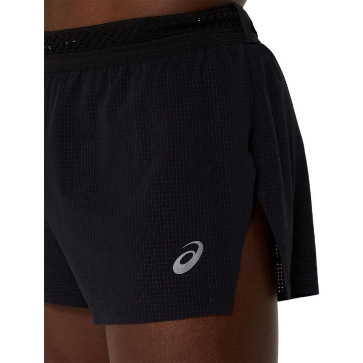 Asics Pantaloncini Running Split Metarun Performance Nero Uomo