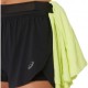 Asics Pantaloncini Running Split Metarun Performance Nero Donna