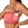 Asics Reggiseno Sportivo Road Compression Dark Rosa Clay Donna