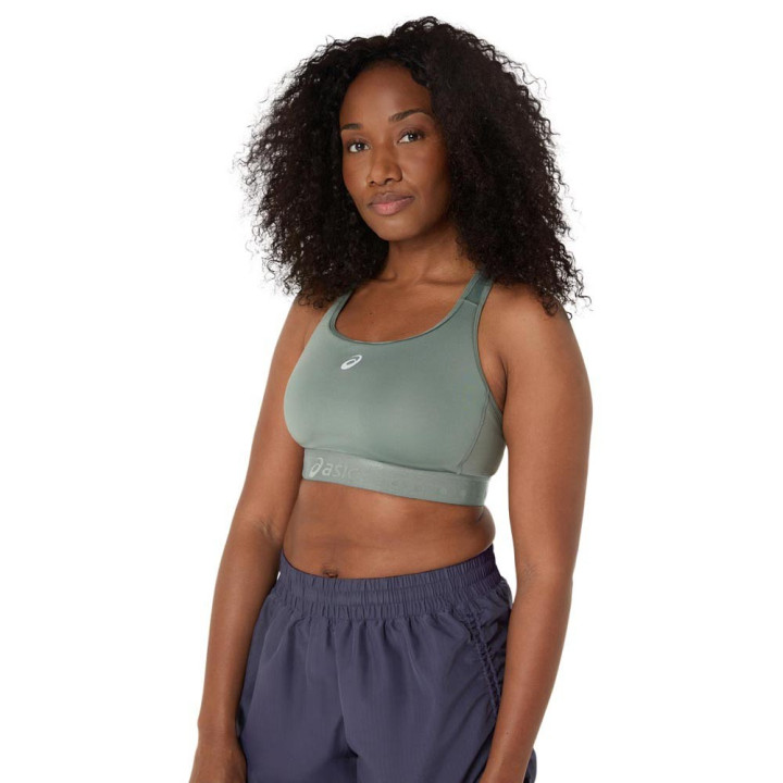 Asics Reggiseno Sportivo Road Compression Monument Blue Donna