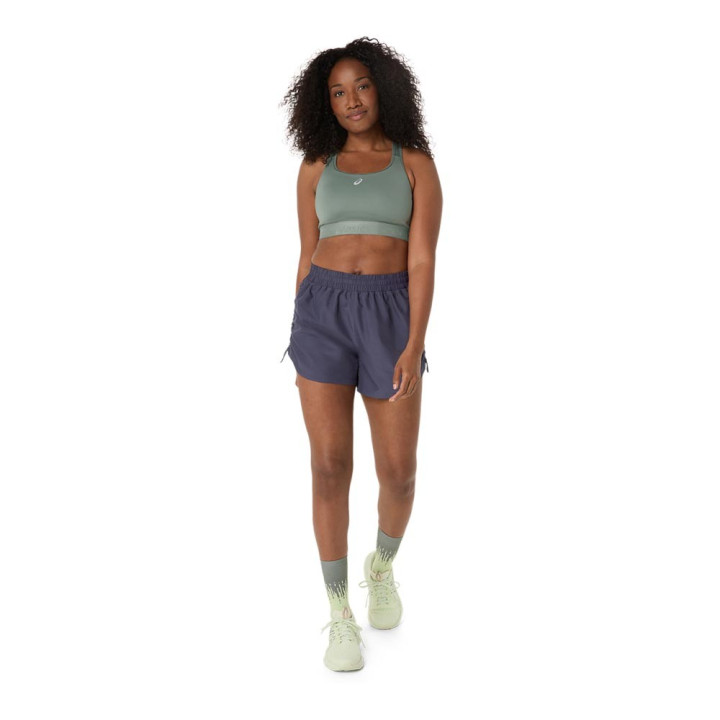 Asics Reggiseno Sportivo Road Compression Monument Blue Donna