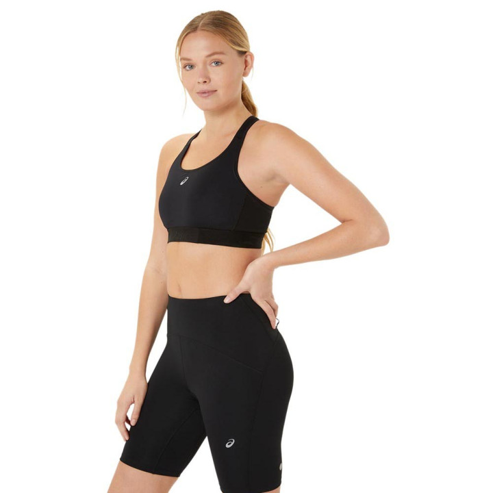 Asics Reggiseno Sportivo Road Compression Performance Nero Donna