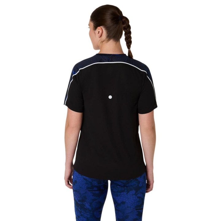 Asics T-Shirt Running Lite-Show Road Performance Nero Donna