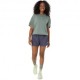 Asics T-Shirt Running Nagino Run Adjustable Monument Blue Donna