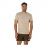 Asics T-Shirt Running Road Seamless Cream Uomo