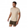 Asics T-Shirt Running Road Seamless Cream Uomo