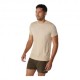 Asics T-Shirt Running Road Seamless Cream Uomo