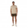 Asics T-Shirt Running Road Seamless Cream Uomo