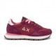 Sun 68 Ally Solid Mesh Bordo' Bianco - Sneakers Donna