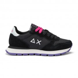 Sun 68 Ally Solid Mesh Nero Bianco - Sneakers Donna