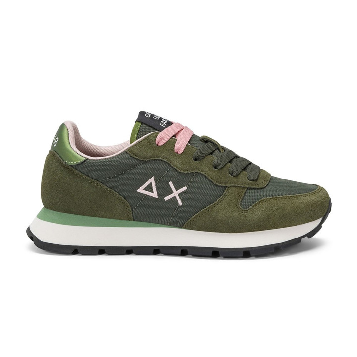 Sun 68 Ally Solid Mesh Verde Rosa - Sneakers Donna