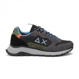 Sun 68 Fire & Camping Nero Bianco - Sneakers Uomo