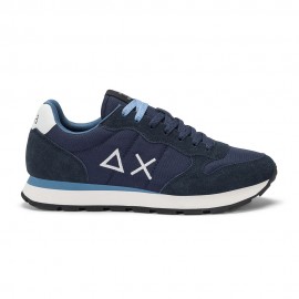 Sun 68 Tom Solid Mesh Blu Bianco - Sneakers Uomo
