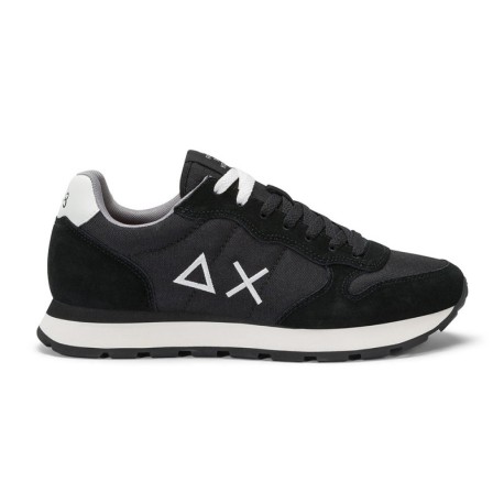 Sun 68 Tom Solid Mesh Nero Bianco - Sneakers Uomo
