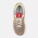 New Balance 574 Mesh Suede Beige Giallo - Sneakers Uomo