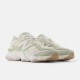 New Balance 9060 Mesh Suede Bianco Verde Chiaro - Sneakers Uomo