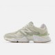 New Balance 9060 Mesh Suede Bianco Verde Chiaro - Sneakers Uomo