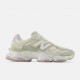 New Balance 9060 Mesh Suede Bianco Verde Chiaro - Sneakers Uomo