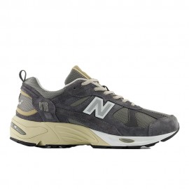 New Balance Nb 878 Mesh Suede Verde Grigio - Sneakers Uomo