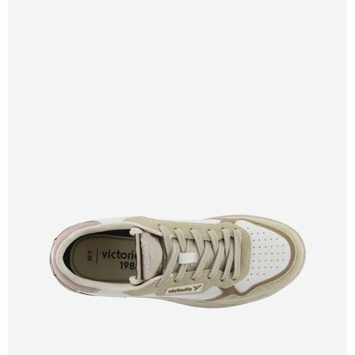 Victoria C80 Lea Bianco Sabbia - Sneakers Donna