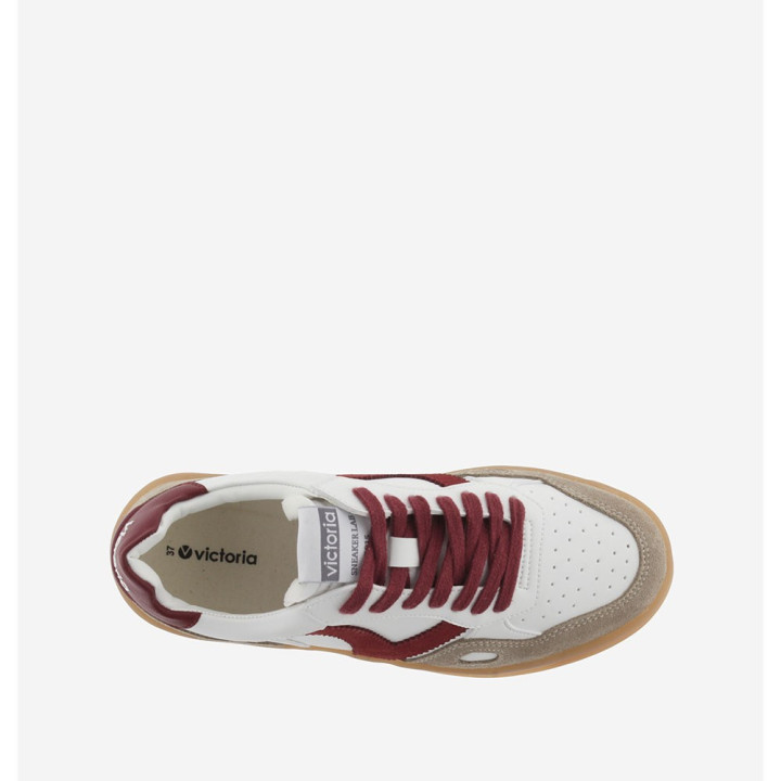 Victoria Seul Lea Gum Bianco Rosso - Sneakers Donna