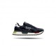 Ea7 Run Vintage Blu Grigio - Sneakers Uomo