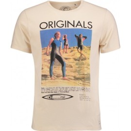 O'neill T-Shirt Stampa Foto Crema