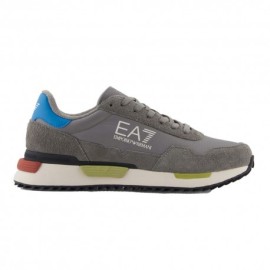 Ea7 Run Vintage Grigio Blu - Sneakers Uomo