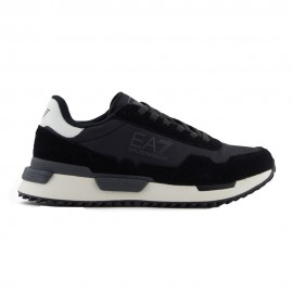 Ea7 Run Vintage Nero Bianco - Sneakers Uomo