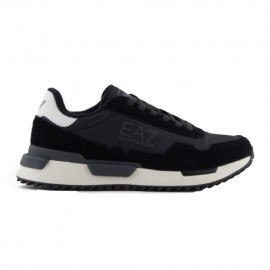 Ea7 Run Vintage Nero Bianco - Sneakers Uomo