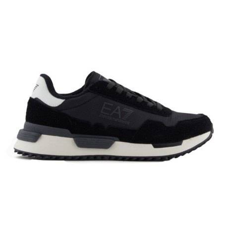 Ea7 Run Vintage Nero Bianco - Sneakers Uomo
