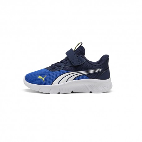 Puma Flex Focus Lite Modern Ps Ac Blu Bianco - Scarpe Da Ginnastica Bambino