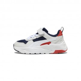 Puma Trinity 2 Lt Ps Ac Blu Bianco - Scarpe Da Ginnastica Bambino