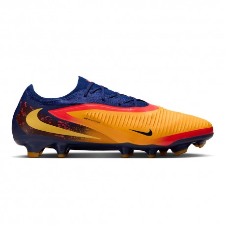 Nike Phantom 6 Low Pro Fg Eh Arancio Giallo Blu - Scarpe Da Calcio Uomo