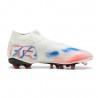 Puma Future 8 Pro Fg Ag Bianco Rosso - Scarpe Da Calcio Uomo