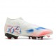 Puma Future 8 Pro Fg Ag Bianco Rosso - Scarpe Da Calcio Uomo