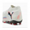 Puma Future 8 Pro Fg Ag Bianco Rosso - Scarpe Da Calcio Uomo