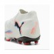 Puma Future 8 Pro Fg Ag Bianco Rosso - Scarpe Da Calcio Uomo