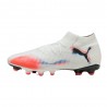 Puma Future 8 Pro Fg Ag Bianco Rosso - Scarpe Da Calcio Uomo