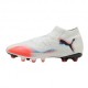 Puma Future 8 Pro Fg Ag Bianco Rosso - Scarpe Da Calcio Uomo