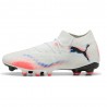 Puma Future 8 Match Fg Ag Bianco Rosso - Scarpe Da Calcio Uomo
