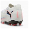 Puma Future 8 Match Fg Ag Bianco Rosso - Scarpe Da Calcio Uomo
