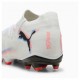 Puma Future 8 Match Fg Ag Bianco Rosso - Scarpe Da Calcio Uomo