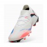 Puma Future 8 Match Fg Ag Bianco Rosso - Scarpe Da Calcio Uomo