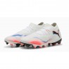 Puma Future 8 Match Fg Ag Bianco Rosso - Scarpe Da Calcio Uomo