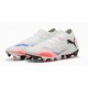 Puma Future 8 Match Fg Ag Bianco Rosso - Scarpe Da Calcio Uomo